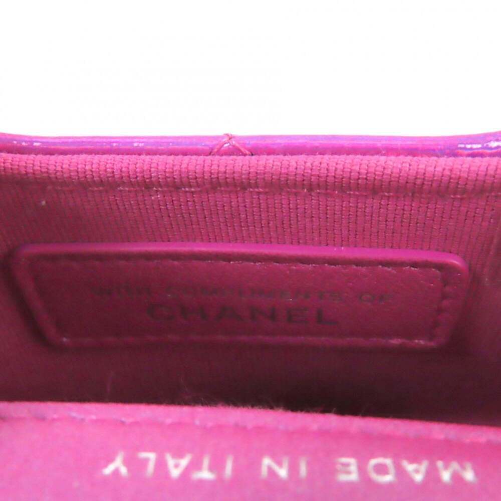 CHANEL Pink Logo Pouch - Picture 15 of 15